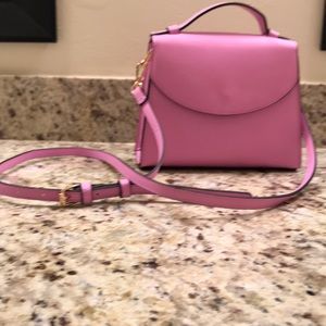 Pink crossbody purse